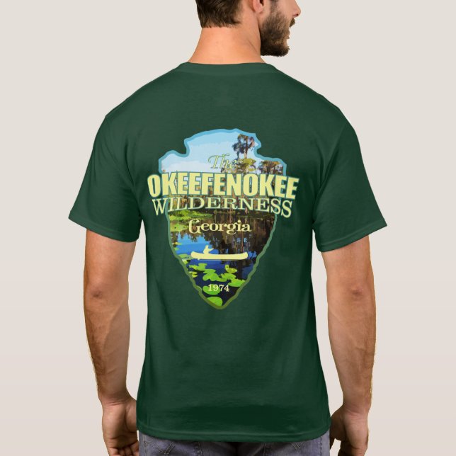 Okeefenokee WA (arrowhead) T-Shirt (Back)