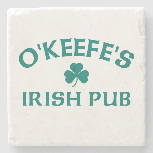 O'Keefe's Irish Pub  Stone Coaster (Front)