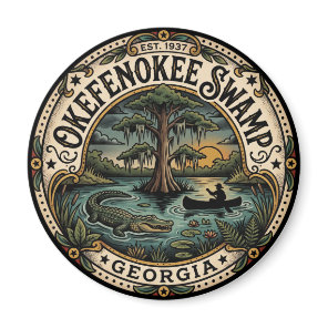 Okefenokee Swamp USA Magnet