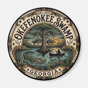 Okefenokee Swamp USA Magnet
