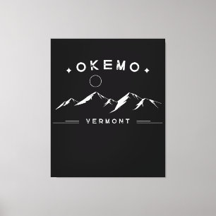 Okemo Vermont Mountain Canvas Print