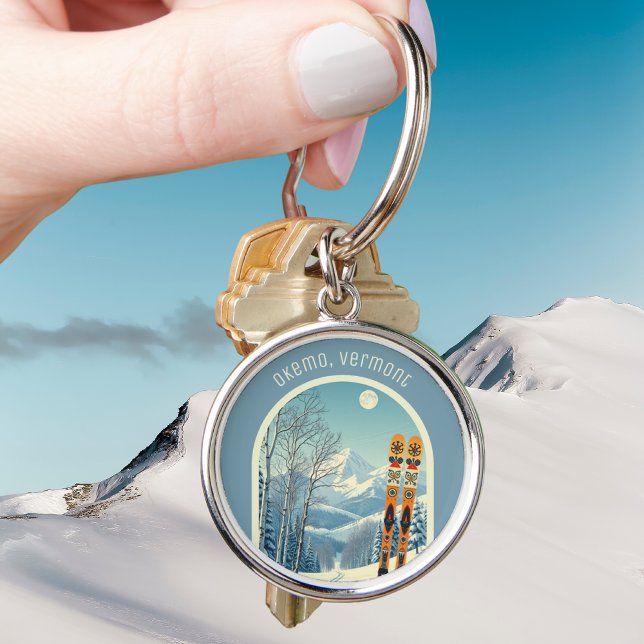Okemo Vermont ski holiday souvenir  Keychain (Creator Uploaded)