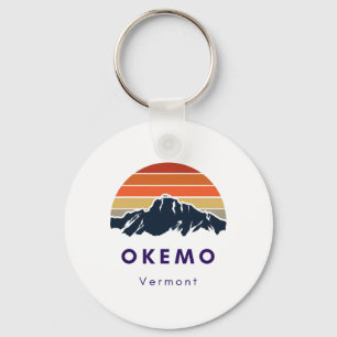 Okemo Vermont Skiing Snowboarding Hikers Gifts For Keychain