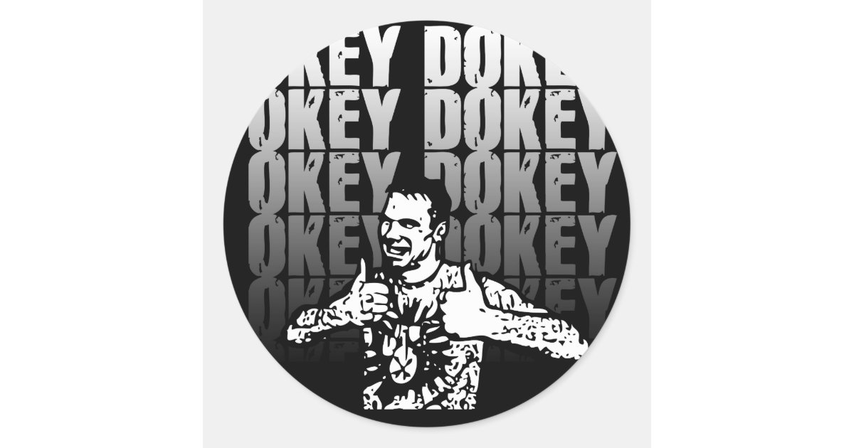 Okey Dokey Sticker | Zazzle