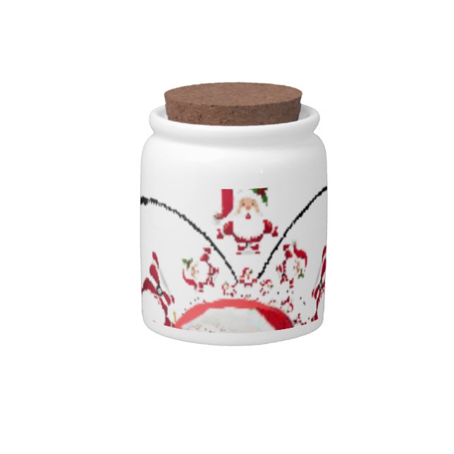 Oki Dokie Santa! Candy Jar (Front)