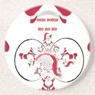 Oki Dokie Santa! Drink Coaster