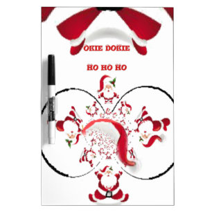 Oki Dokie Santa! Dry-Erase Board