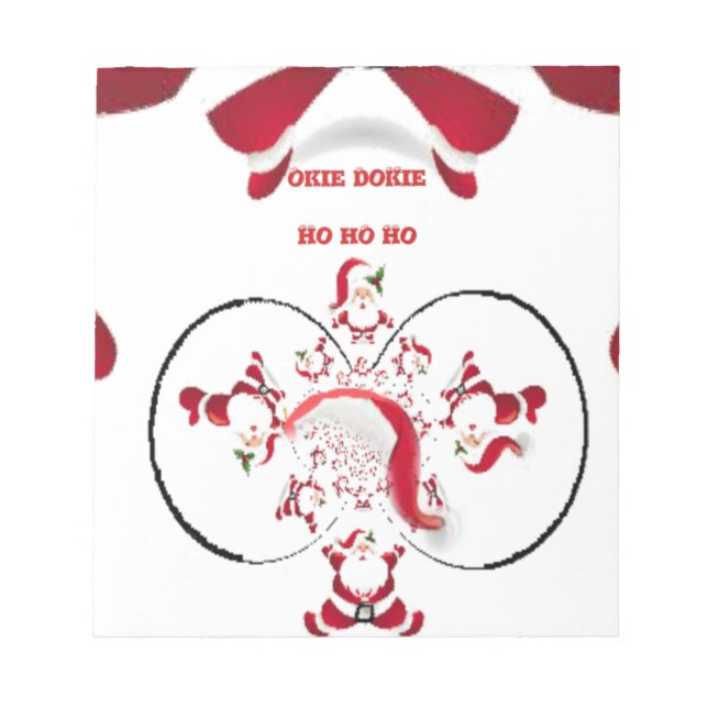 Oki Dokie Santa! Notepad (Front)