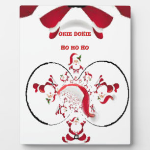 Oki Dokie Santa! Plaque
