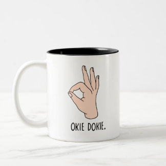 Okie Doke Two-Tone Coffee Mug
