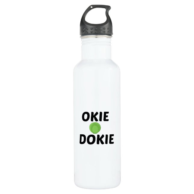 OKIE DOKIE STAINLESS STEEL WATER BOTTLE (Front)
