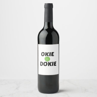 OKIE DOKIE WINE LABEL