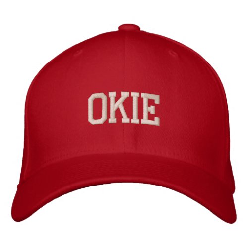 OKIE   EMBROIDERED BASEBALL CAP