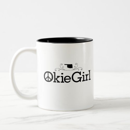 Okie Girl Oklahoma Two_Tone Coffee Mug