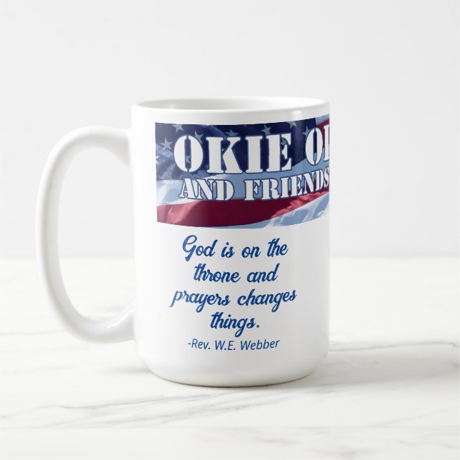 Okie Oilman Coffee Mug (Left)