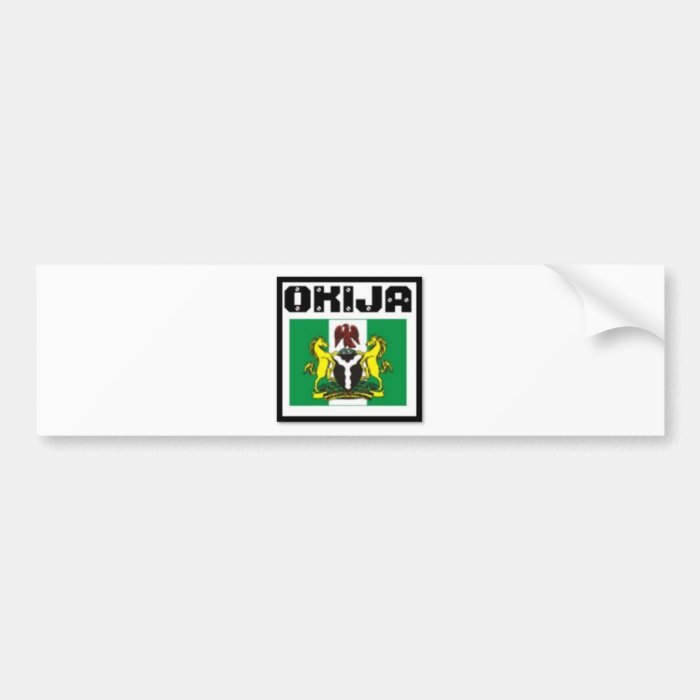 Okija, Ihiala, Anambra State,Nigeria T shirt & etc Bumper Stickers