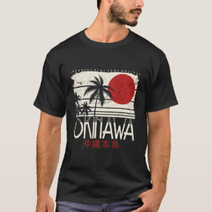 Okinawa Japan Holiday Nihon Nippon Ikigai Retro Vi T-Shirt