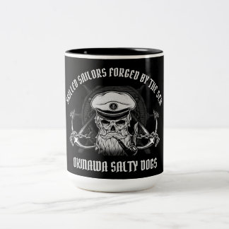 OKINAWA SALTY DOGS Two-Tone COFFEE MUG