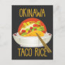 Okinawa Taco Rice japanese Kitchen Japan Foodie Postcard