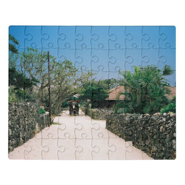 okinawa taketomi japan pazzle jigsaw puzzle (Puzzle Horizontal)