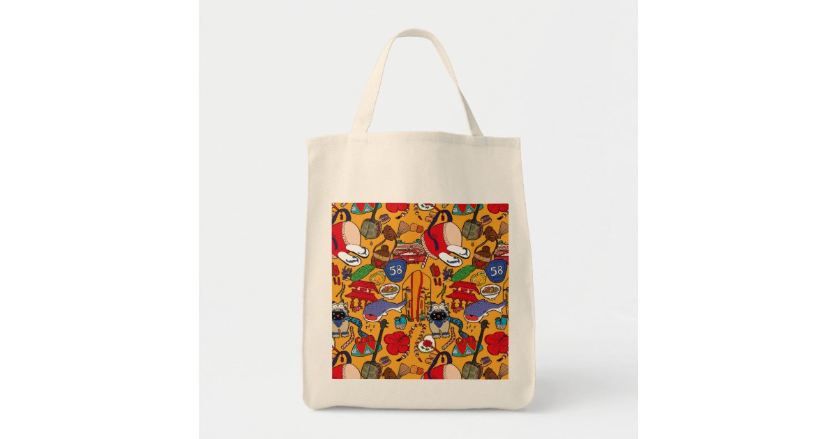 Okinawa theme illustration handmade | Tote Bag