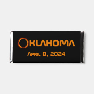 Oklahoma 2024 Total Solar Eclipse Hershey Bar Favors