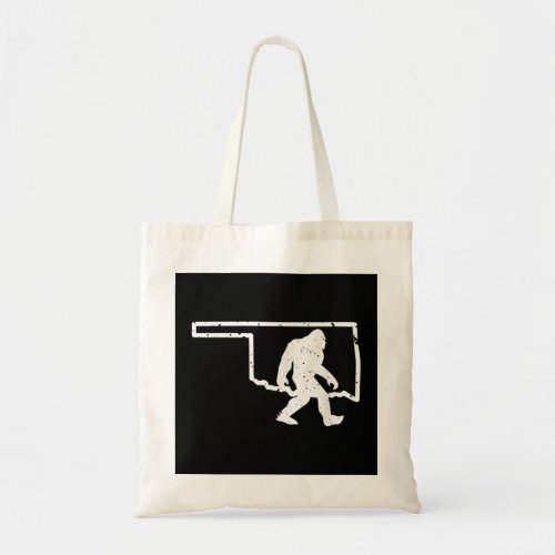 Oklahoma Bigfoot Hunter Sasquatch Yeti State Pride Tote Bag