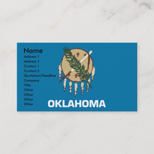 Customizable OKLAHOMA Business Cards
