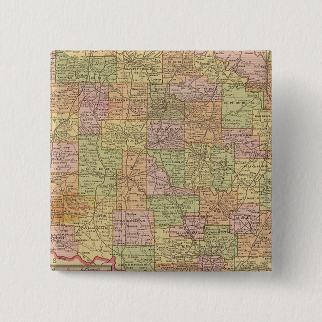 Oklahoma Button (Front)