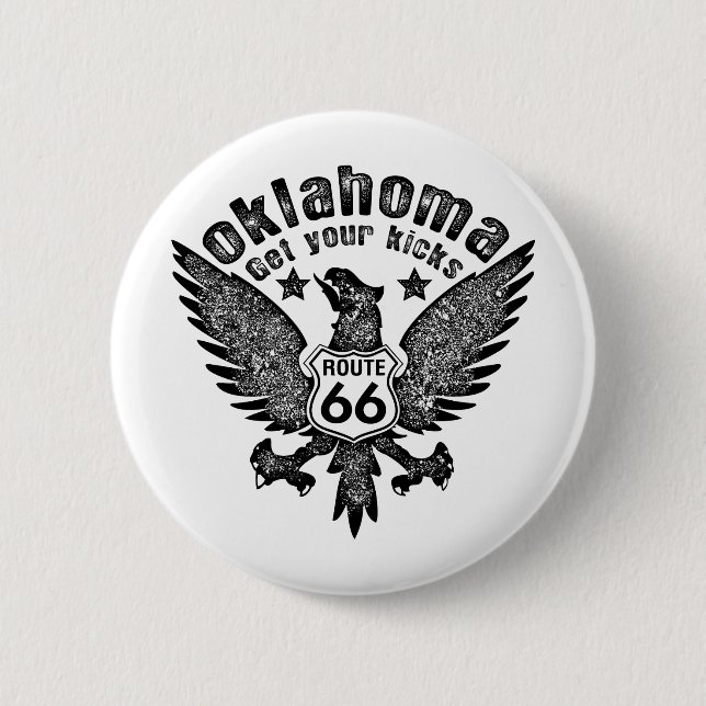 Oklahoma Button (Front)