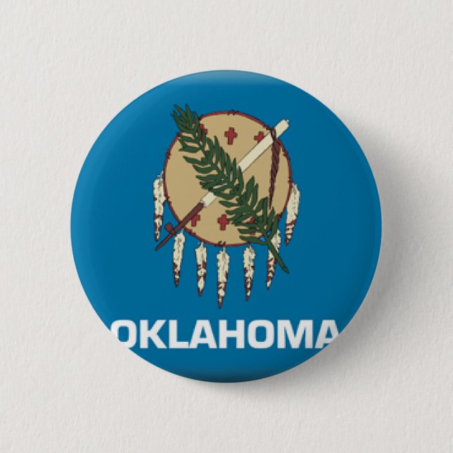 Oklahoma Button (Front)