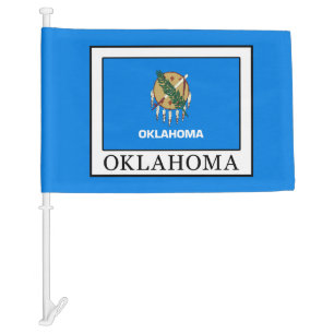 Oklahoma Car Flag