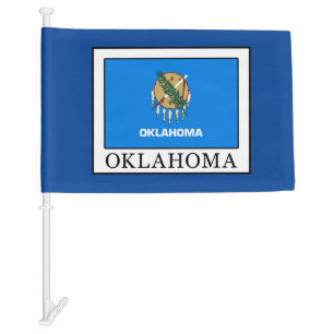 Oklahoma Car Flag