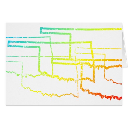 oklahoma chill blur cards (Front Horizontal)