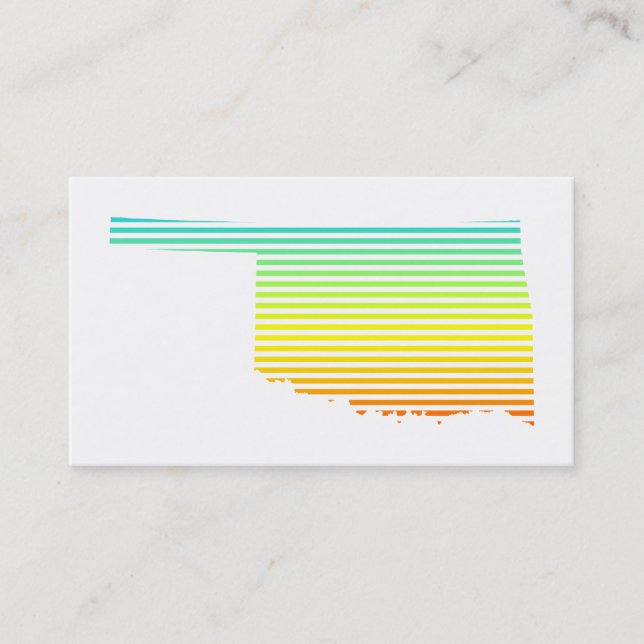 oklahoma chill fade business card (Front)