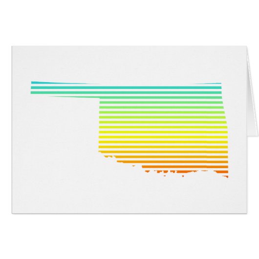 oklahoma chill fade cards (Front Horizontal)