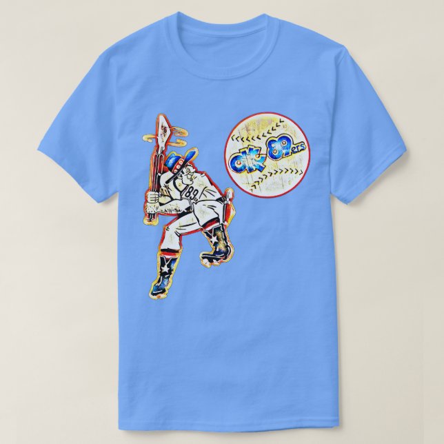 Oklahoma City 89ers Baseball T-Shirt (Design Front)