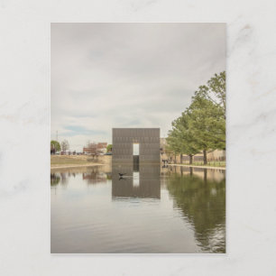 oklahoma city bombing memorial postcard