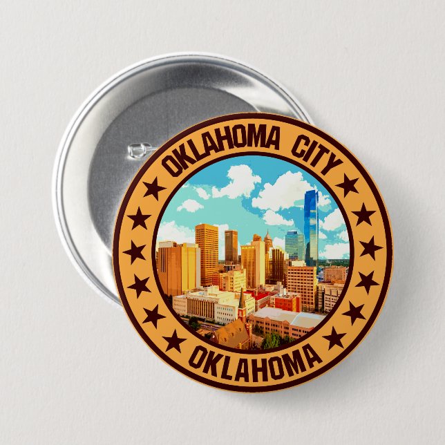 Oklahoma City                                      Button (Front & Back)