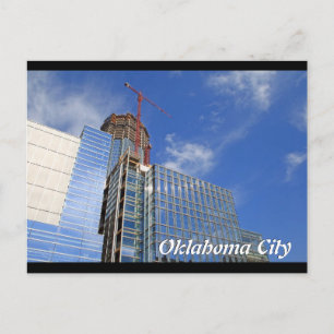 Oklahoma City, Devon Tower Construction Postcard