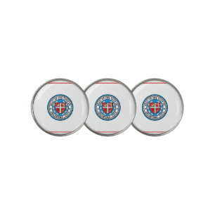 Oklahoma City flag Golf Ball Marker