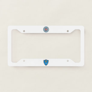 Oklahoma city flag license plate frame