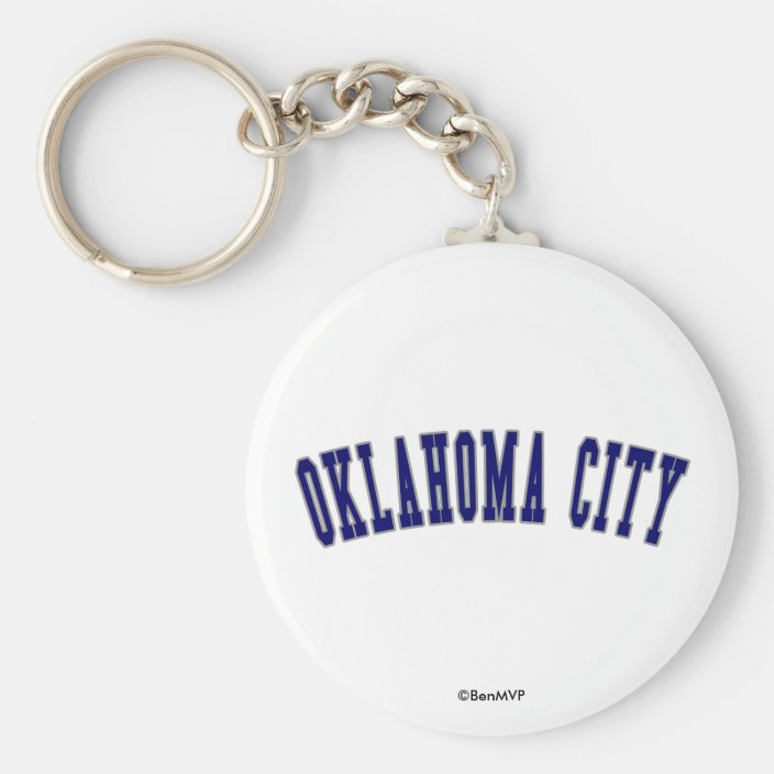 Oklahoma City Keychain