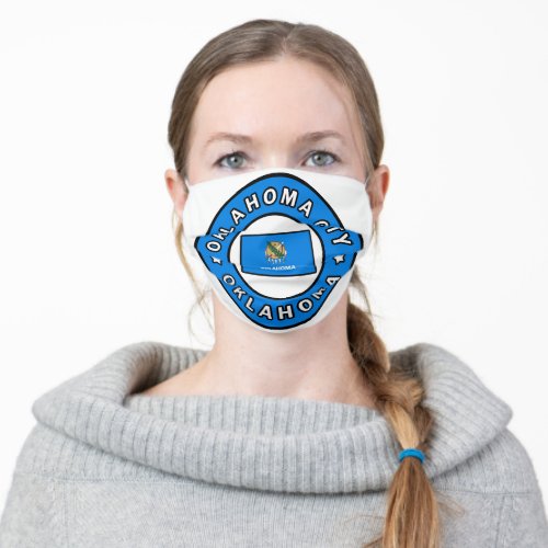 Oklahoma City Oklahoma Adult Cloth Face Mask