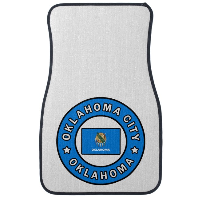 Oklahoma City Oklahoma Car Floor Mat (Front)