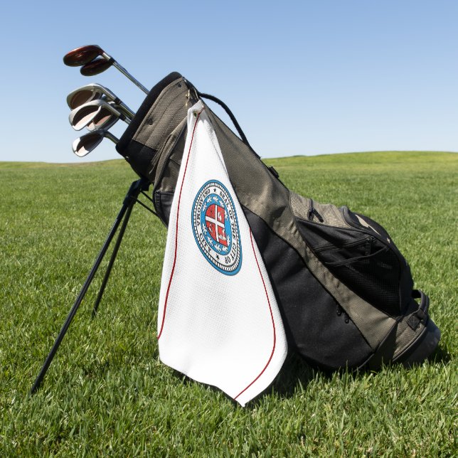 Oklahoma City (Oklahoma) city flag  Golf Towel (Green)