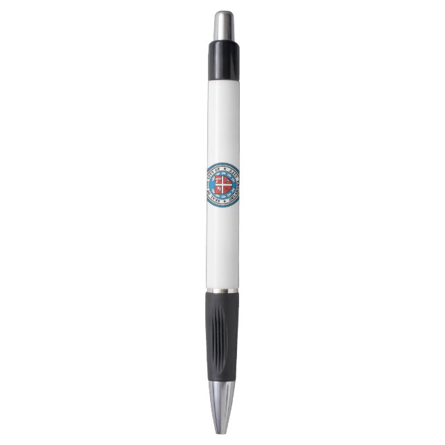 Oklahoma City (Oklahoma) city flag  Pen (Front Vertical)
