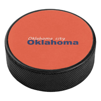 Oklahoma City, Oklahoma Hockey Puck