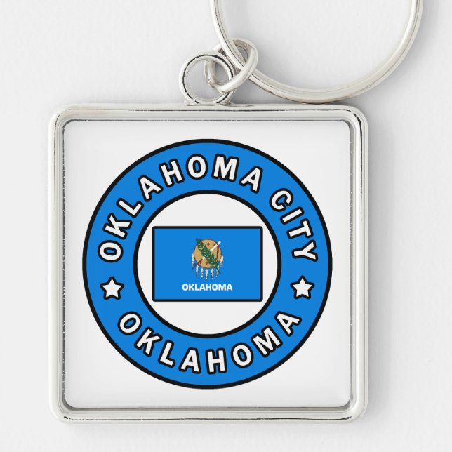 Oklahoma City Oklahoma Keychain (Front)