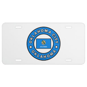 Oklahoma City Oklahoma License Plate